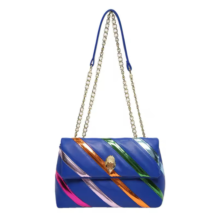 Kurt Geiger Color Blocking Chain Strap