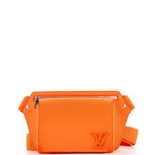 Louis Vuitton Unisex LV Aerogram Takeoff Sling Saffron Yellow Cowhide Leather