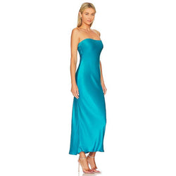 SNDYS X REVOLVE Angel Strapless Midi Dress in Blue