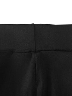 Stylish Plus Size High Waist Wide Leg Pants with Double Button Detail - Comfortable Casual Trousers for Fall & Winter Outdoor Wear