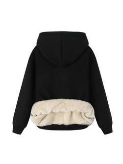Women'S Letter Print Drop Shoulder Hoodie, Fashion Casual Hoodies Sweatshirts for Daily Holiday Outdoor Wear, Women Clothing for Winter