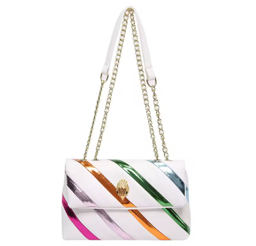 Kurt Geiger Color Blocking Chain Strap