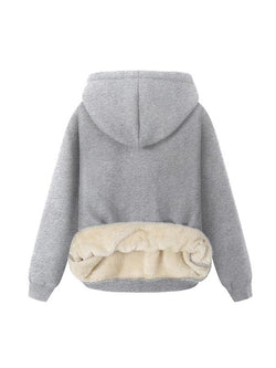 Women'S Letter Print Drop Shoulder Hoodie, Fashion Casual Hoodies Sweatshirts for Daily Holiday Outdoor Wear, Women Clothing for Winter