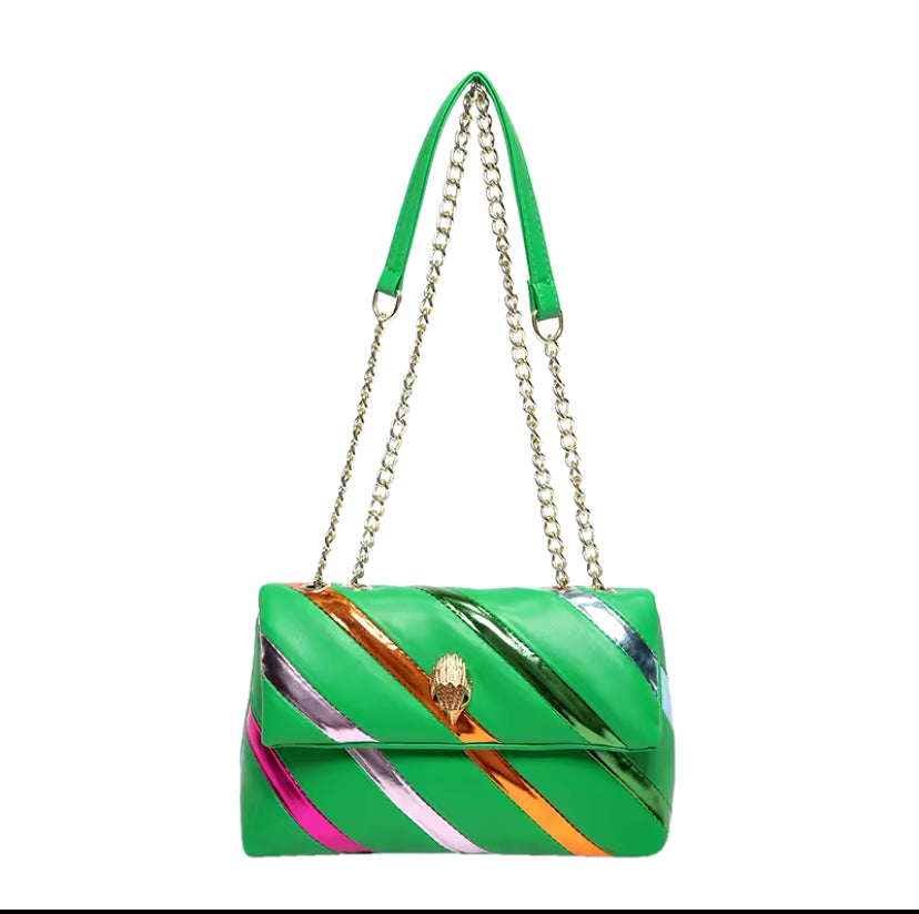 Kurt Geiger Color Blocking Chain Strap