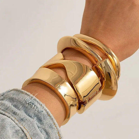 Irregular Metal Bangles