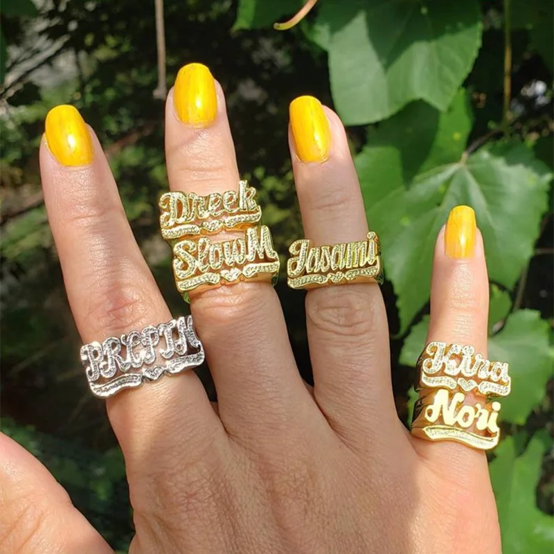 Personalized Custom Name Rings