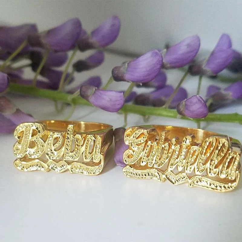 Personalized Custom Name Rings