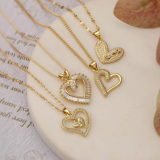 Heart Pendants Necklaces