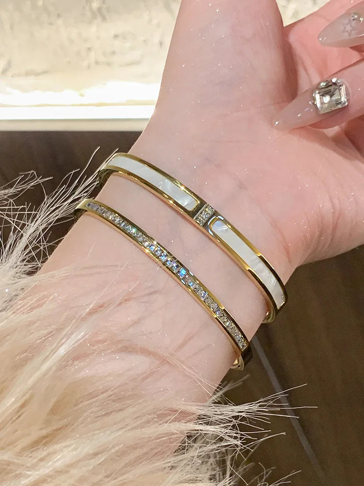 Gold Color Waterproof Bangles