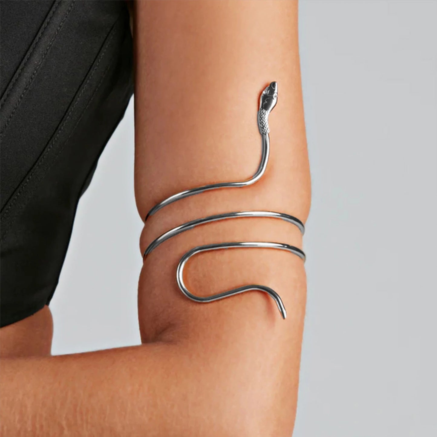 Coiled Spiral Upper Arm Cuff l