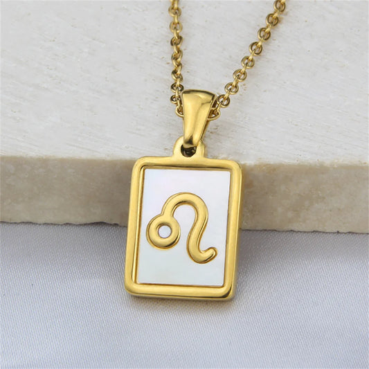 Horoscope Zodiac Sign Pendant Necklace