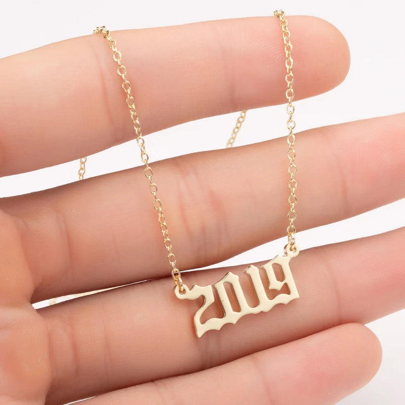 Year Number Necklaces (1980-2024)