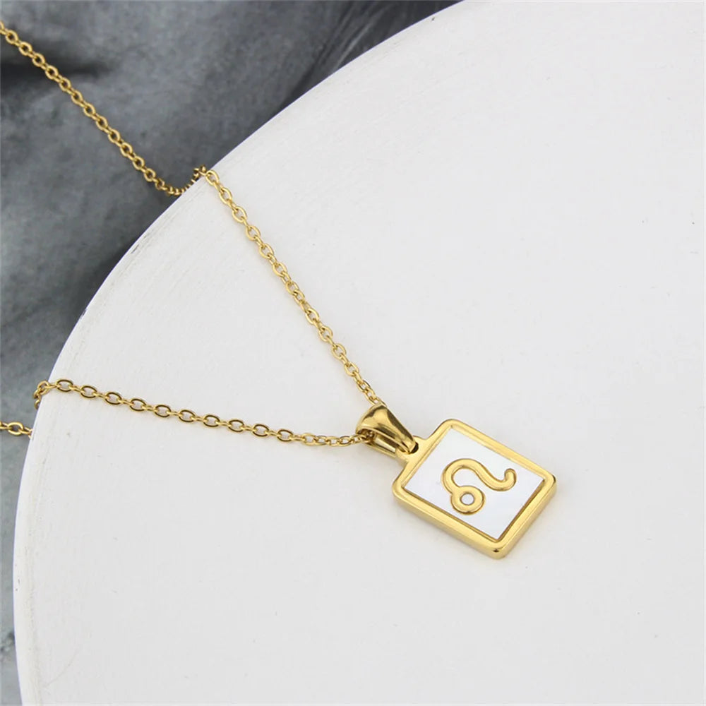 Horoscope Zodiac Sign Pendant Necklace