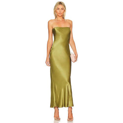 SNDYS X REVOLVE Angel Strapless Midi Dress in Blue