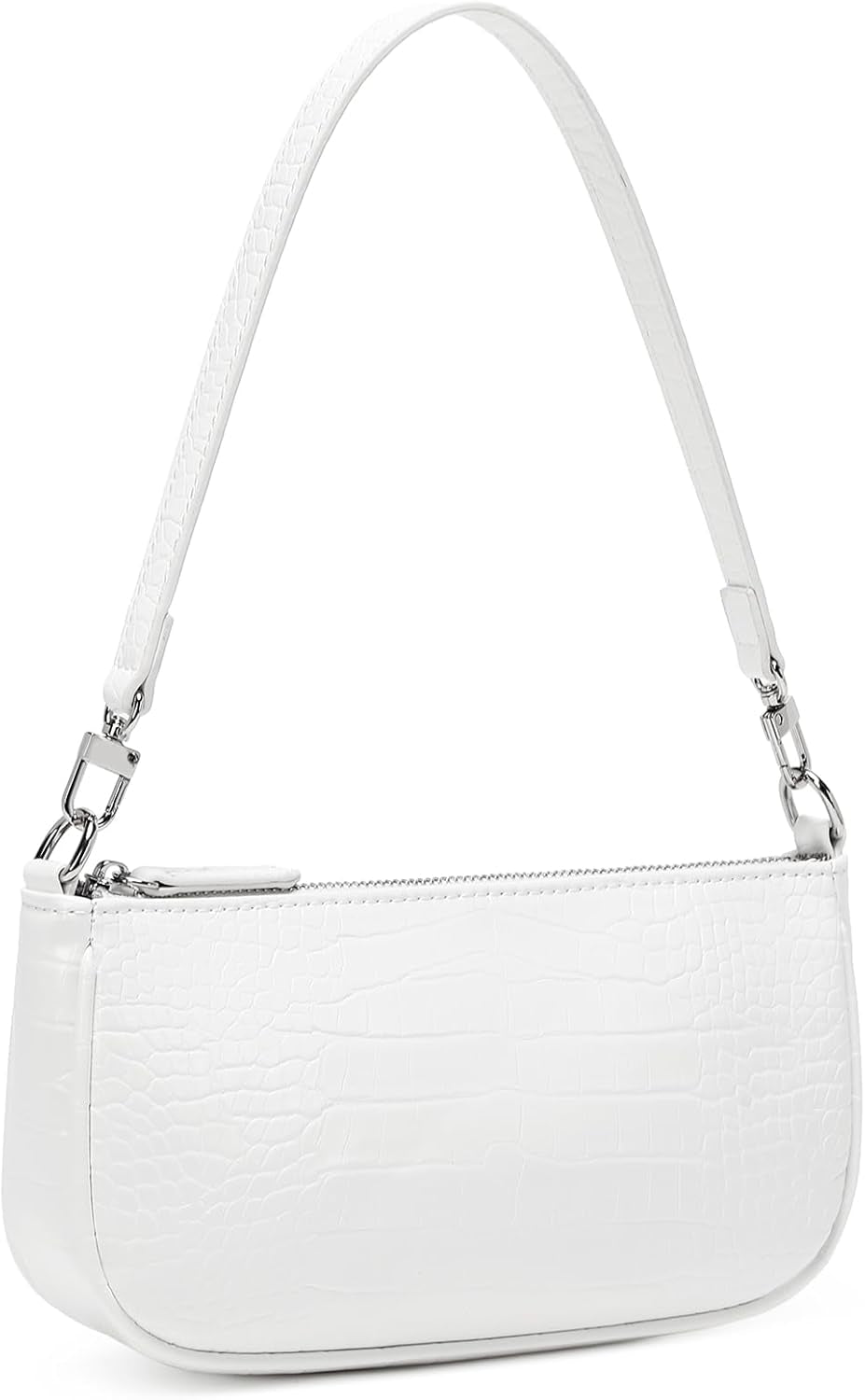 Shoulder Bag for Women 90S Trendy Purse Small Crocodile Clutch Y2K Fashion Mini Handbag with Crossbody Strap