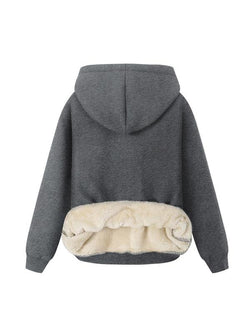 Women'S Letter Print Drop Shoulder Hoodie, Fashion Casual Hoodies Sweatshirts for Daily Holiday Outdoor Wear, Women Clothing for Winter
